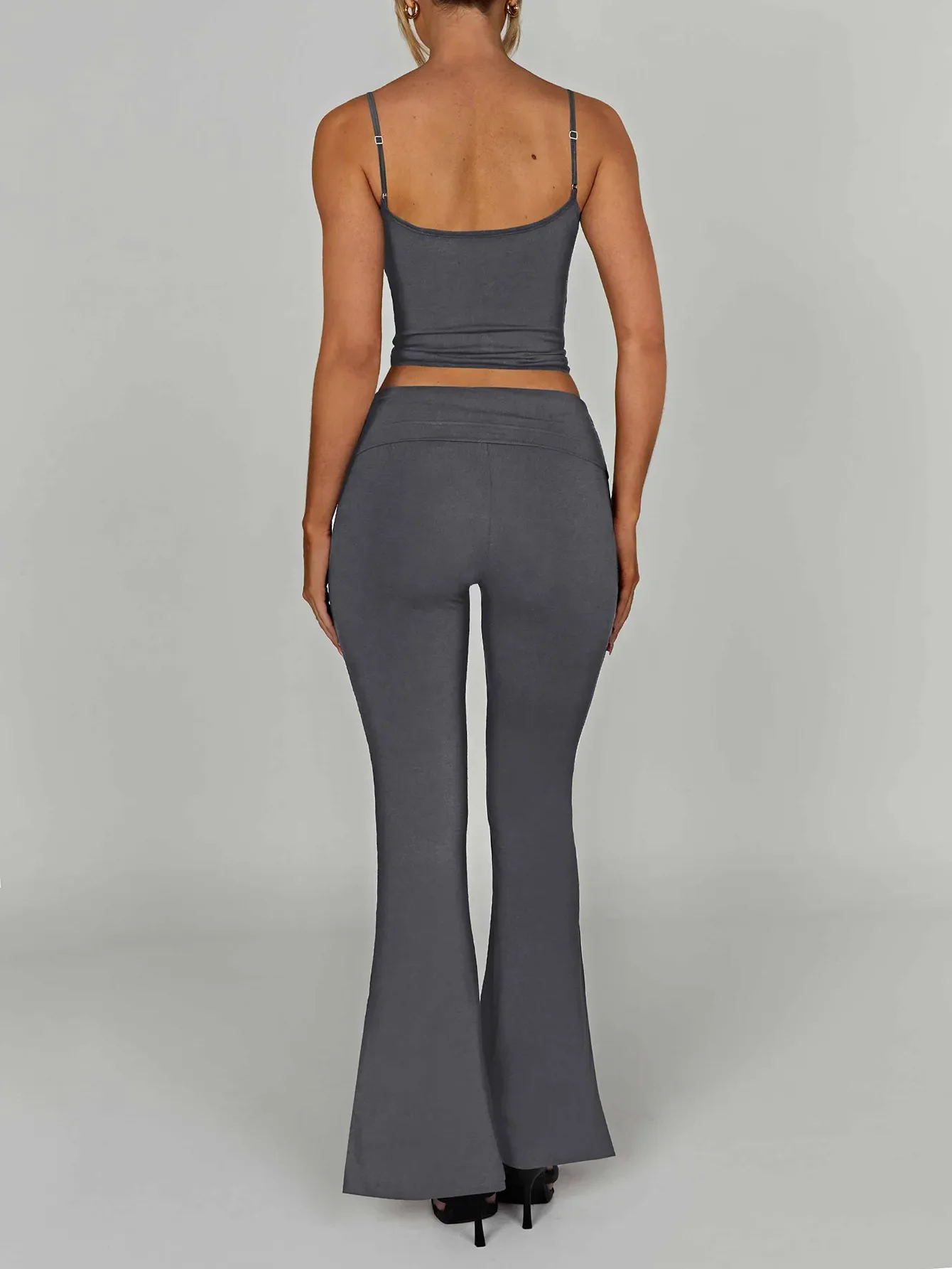 Cami Top and Flare Pants Matching Set - Image 5
