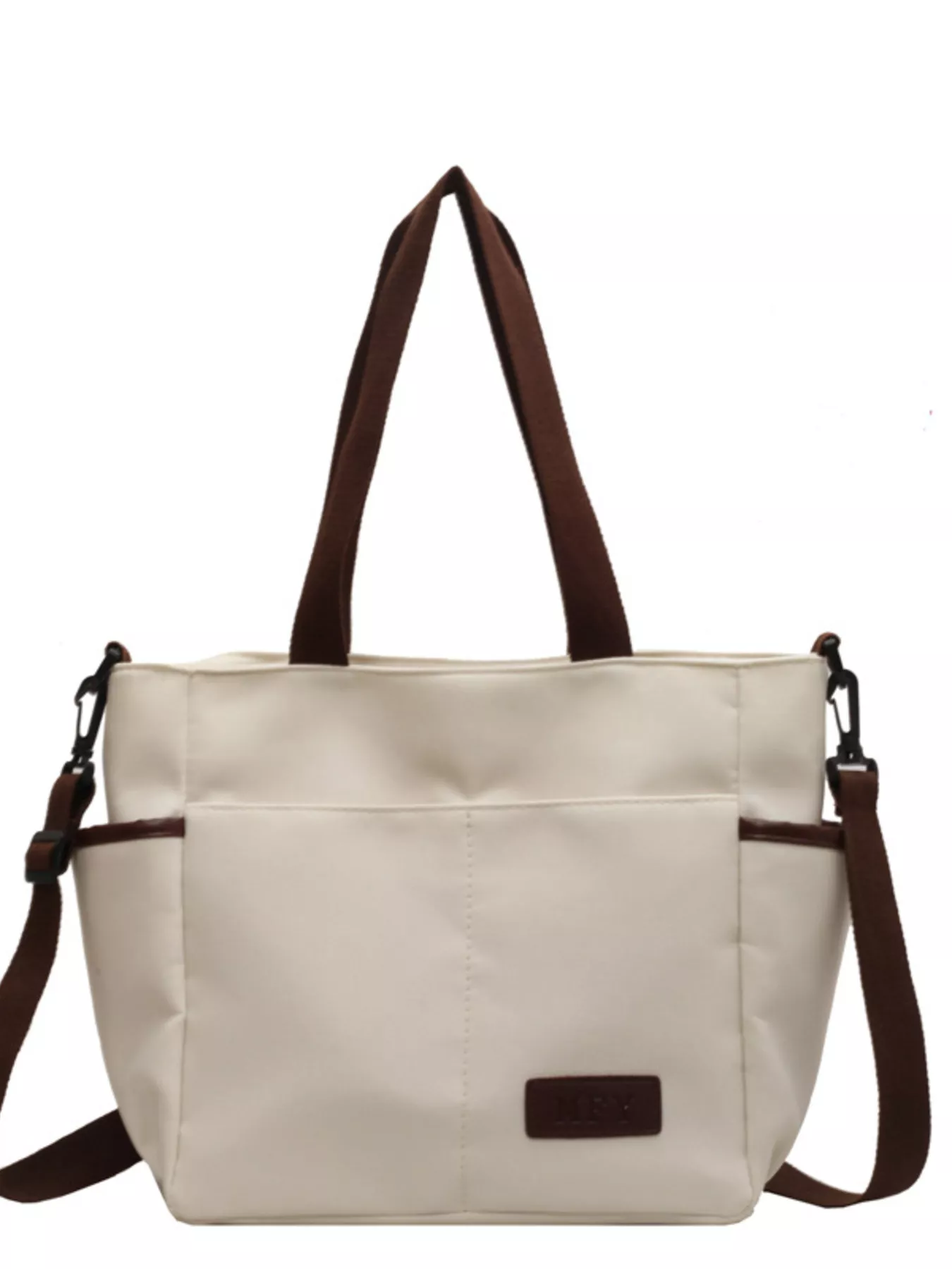 Canvas Shoulder Bag with Adjustable Strap - Image 8