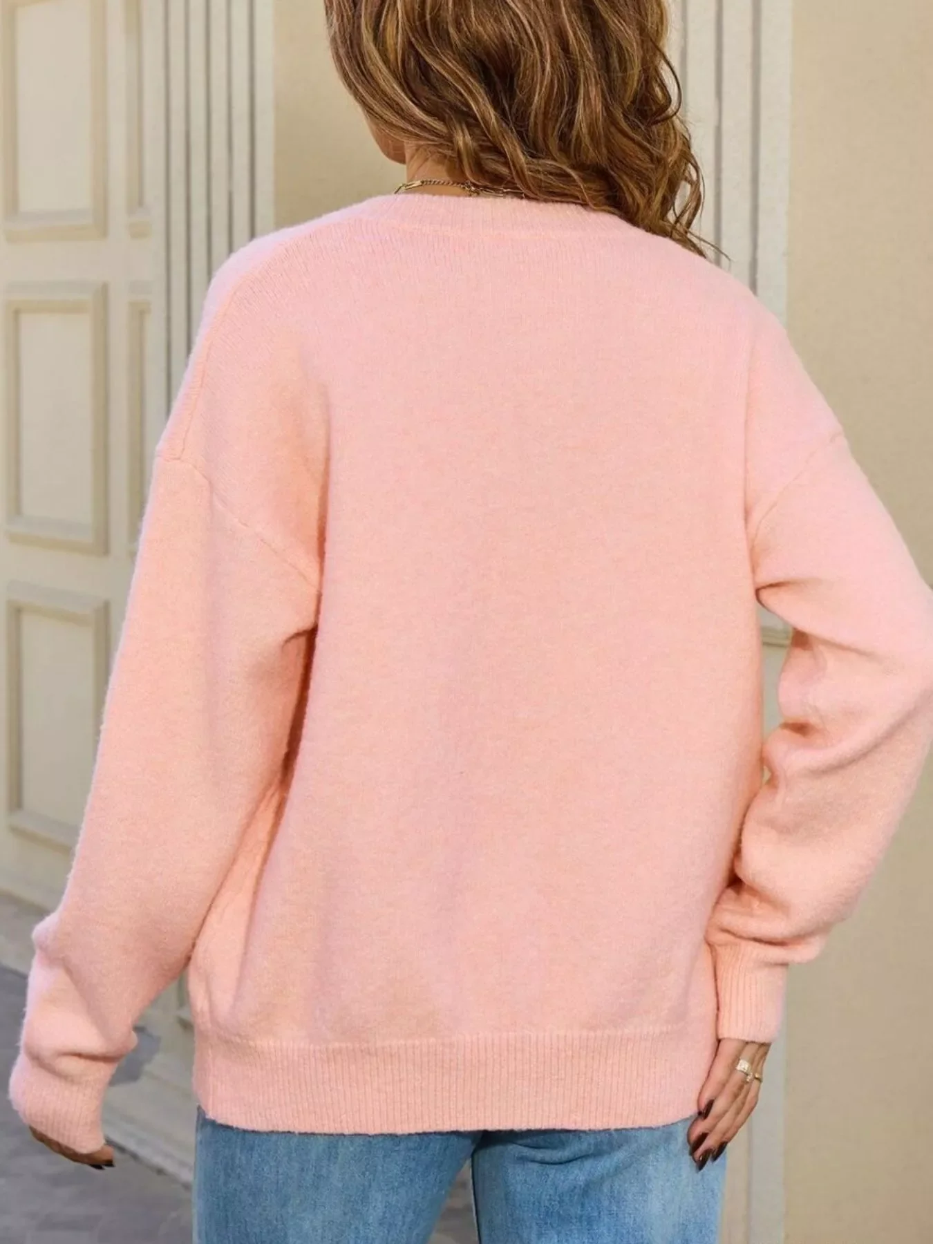 Casual Button-Down Knit Cardigan - Image 19