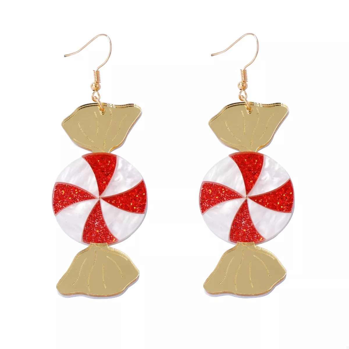 Christmas Candy Drop Earrings - Image 5