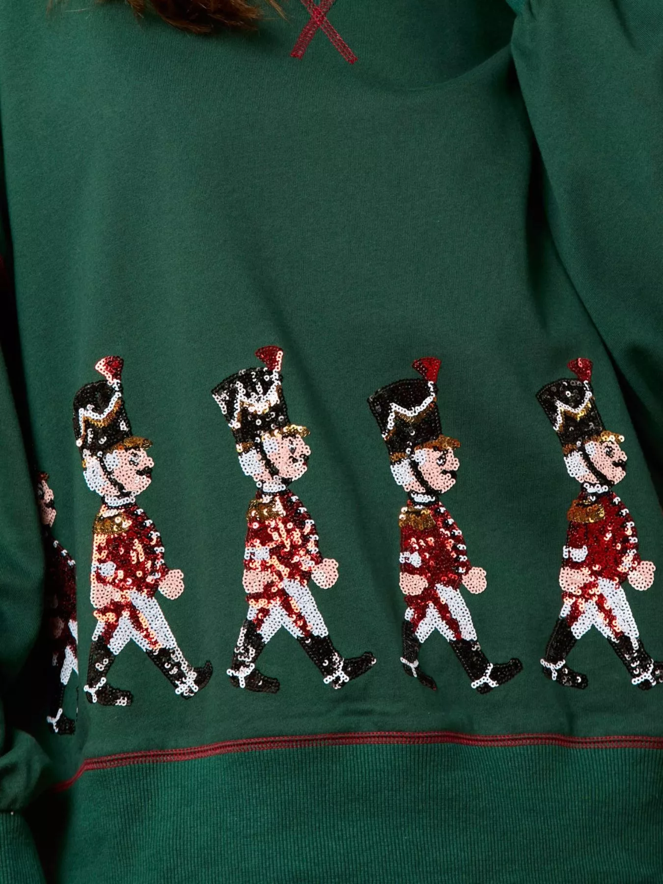 Christmas Marching Band Sequin Sweatshirt - Image 10