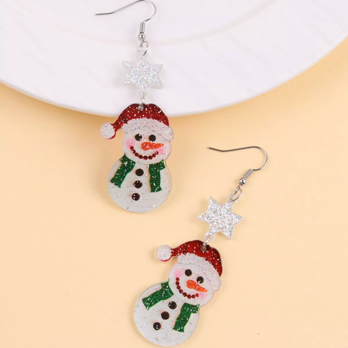 Christmas Theme Drop Earrings - Image 3