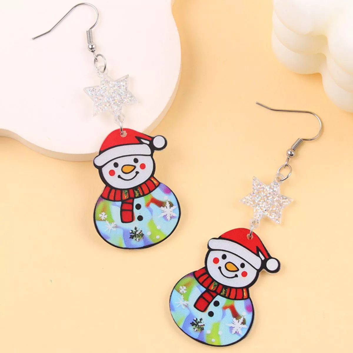 Christmas Theme Drop Earrings - Image 4