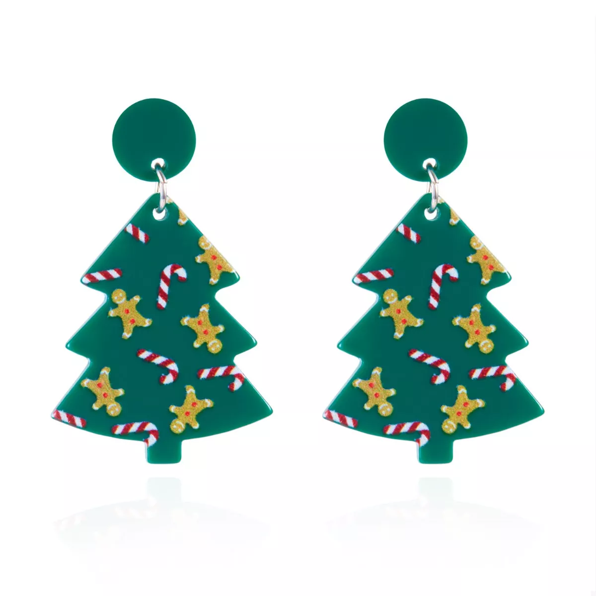 Christmas Tree Drop Earrings - Image 5