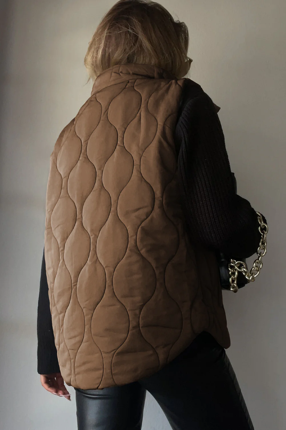 Collared Neck Vest with Pockets - Image 17