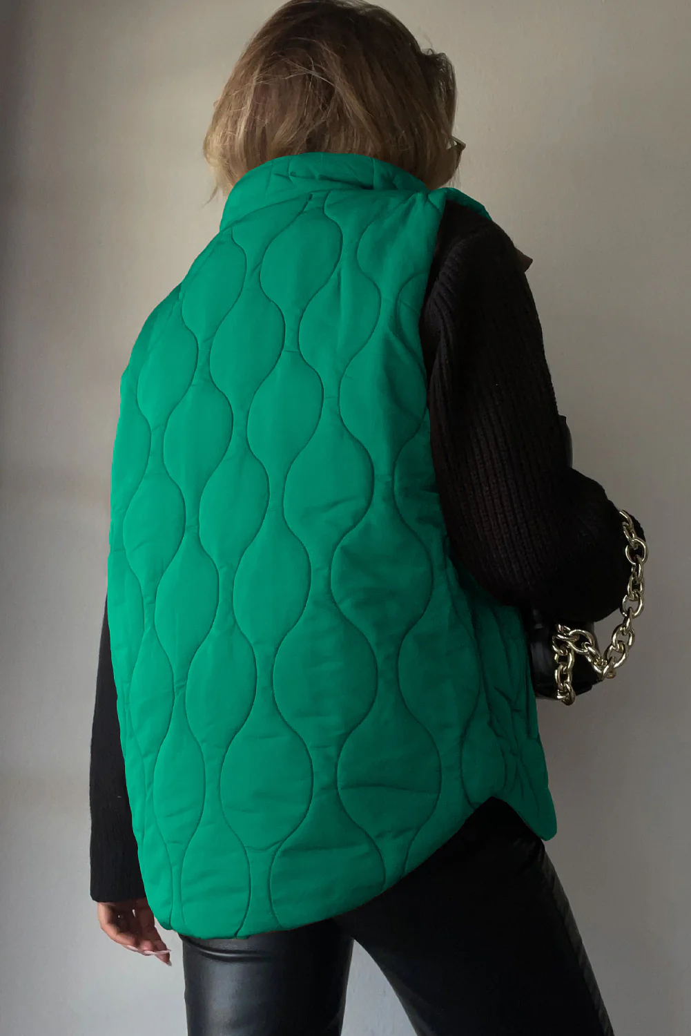 Collared Neck Vest with Pockets - Image 8