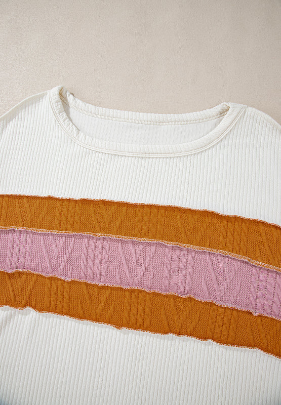 Color Block Long Sleeve Sweatshirt - Image 5