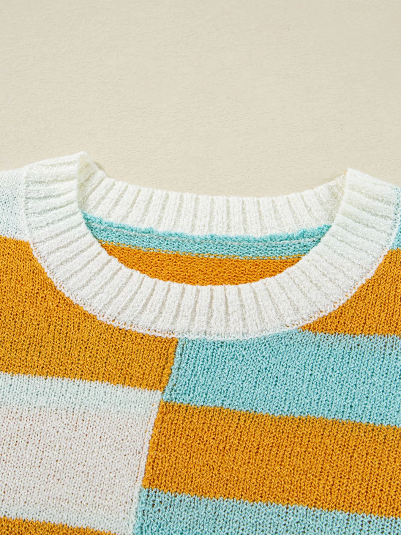 Color Block Striped Sweater - Image 4