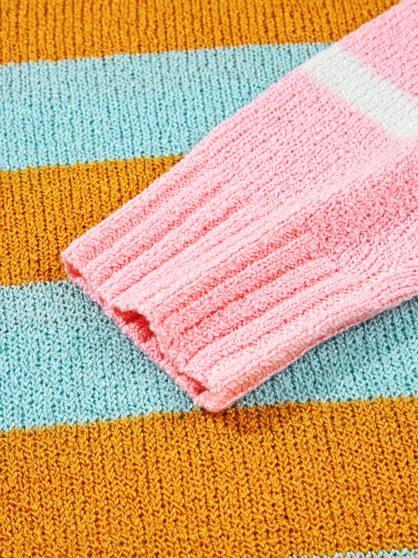 Color Block Striped Sweater - Image 8