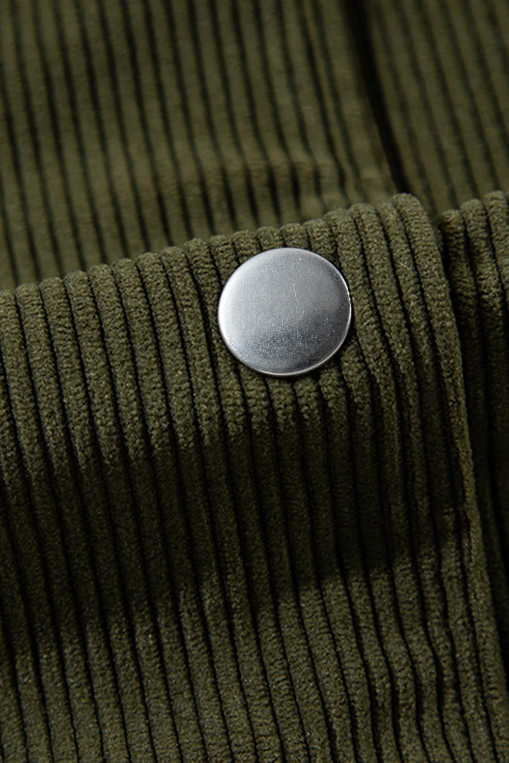 Contrast Baseball Collar Snap Down Long Sleeve Jacket - Image 7