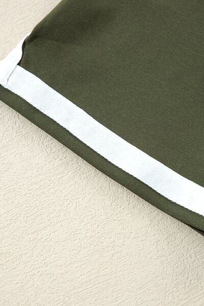 Contrast Trim Tee and Shorts Set - Image 14