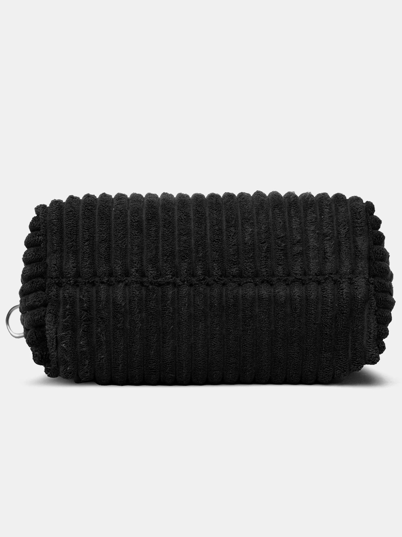 Corduroy Solid Color Crossbody Bag with Removable Strap - Image 12