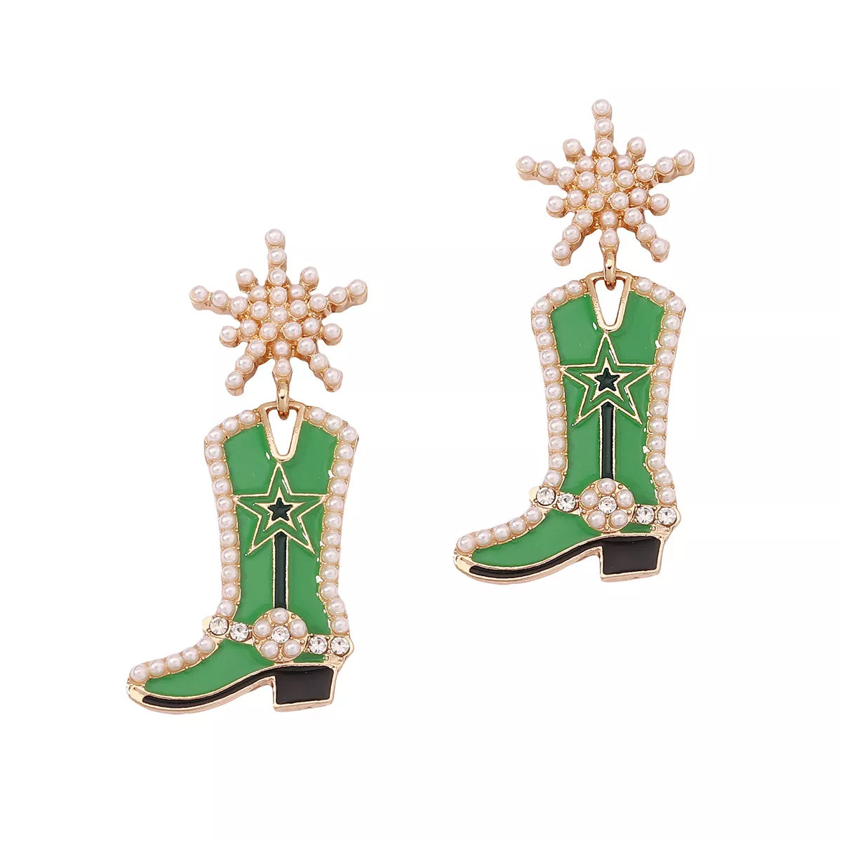 Cowgirl Boot Dangle Earrings - Image 4