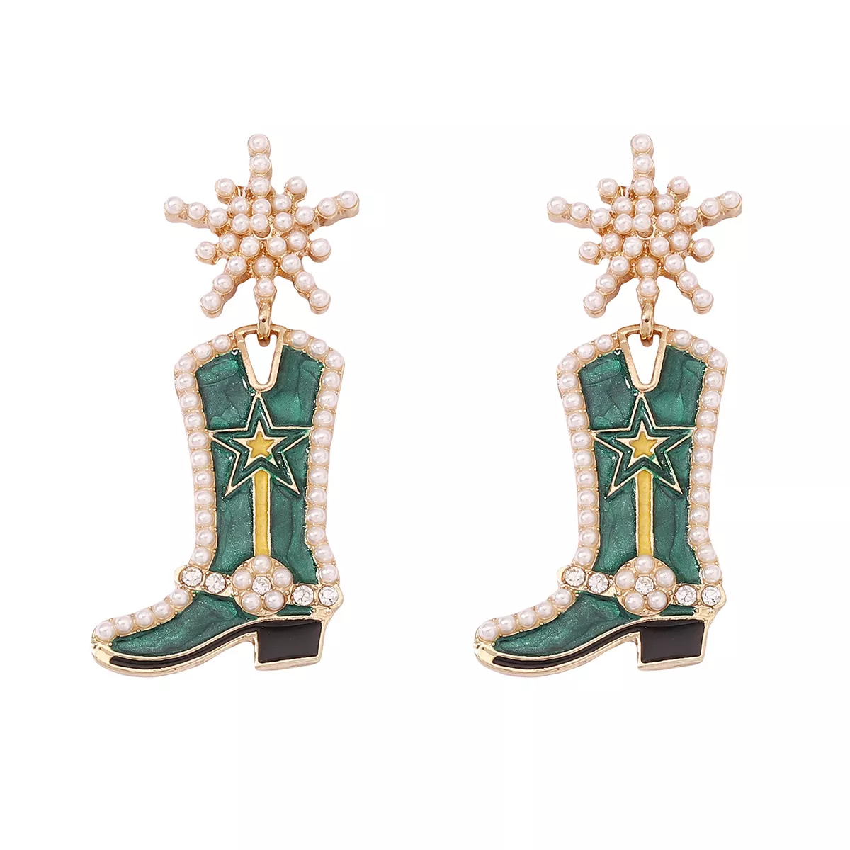 Cowgirl Boot Dangle Earrings - Image 5