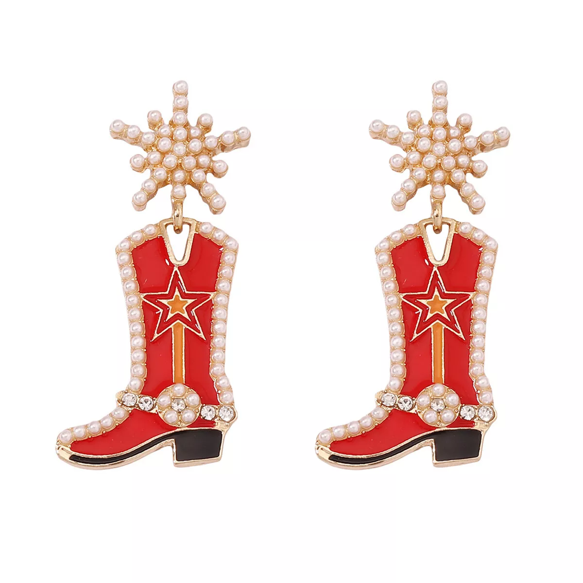 Cowgirl Boot Dangle Earrings - Image 7