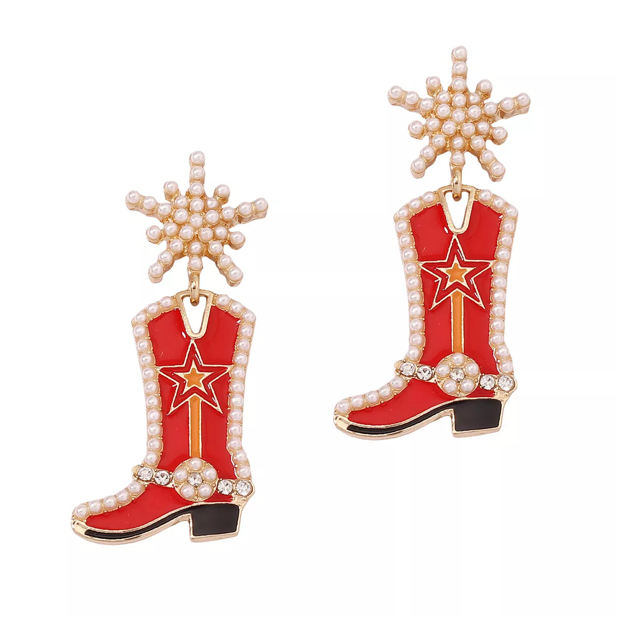 Cowgirl Boot Dangle Earrings - Image 8