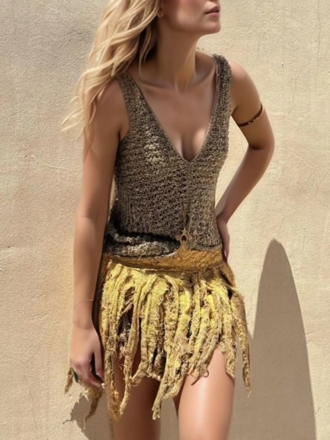 Crochet V-Neck Tank - Image 11