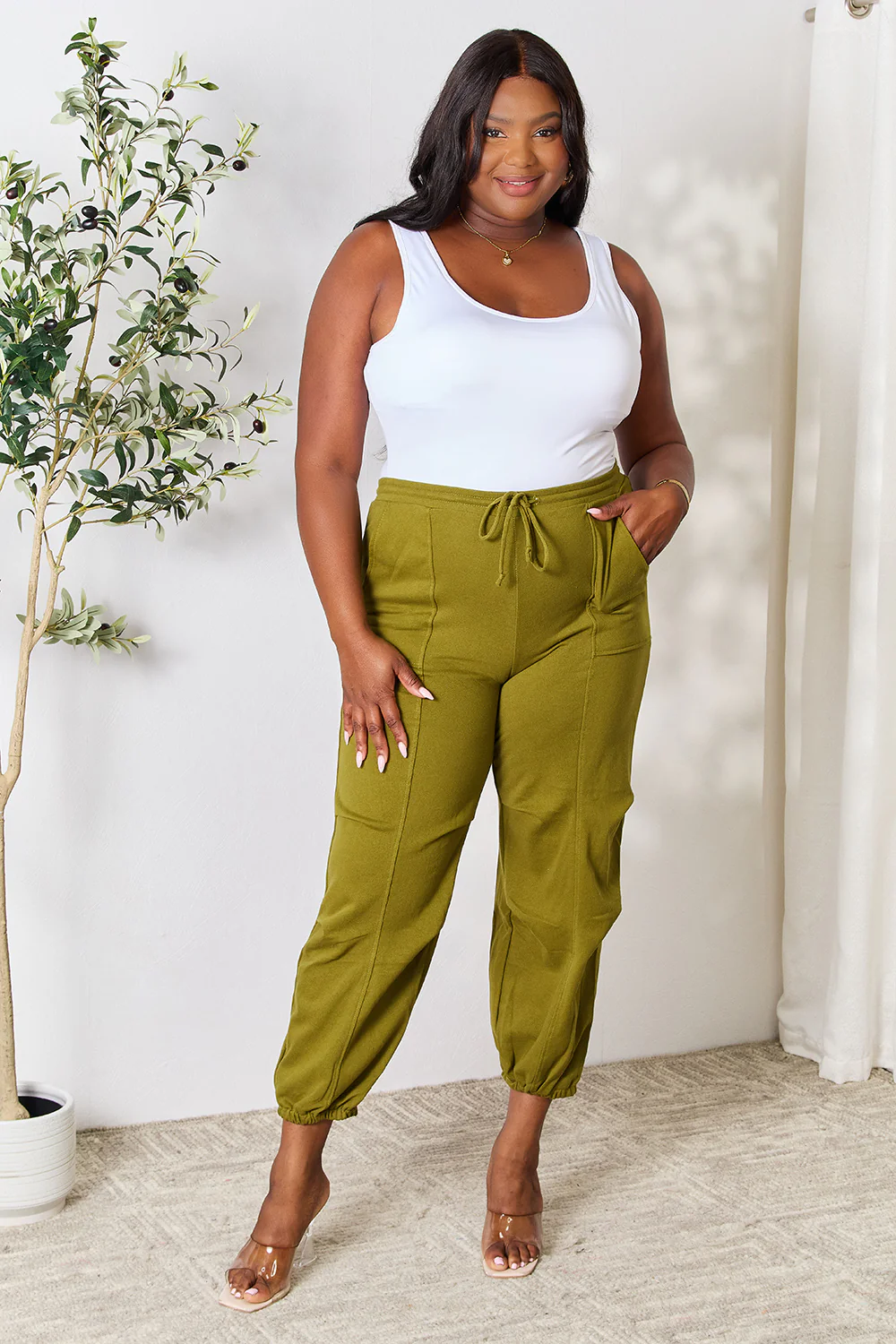 Culture Code Full Size Drawstring Sweatpants with pockets - Image 4