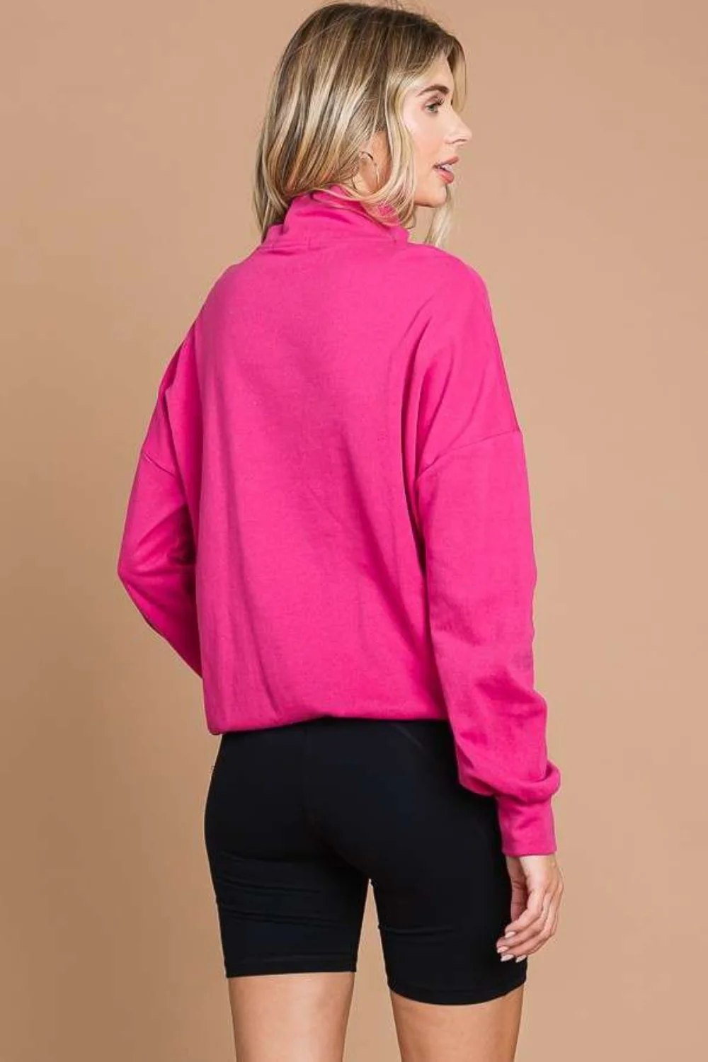 Culture Code Full Size Half Zip Long Sleeve Sweatshirt - Image 2