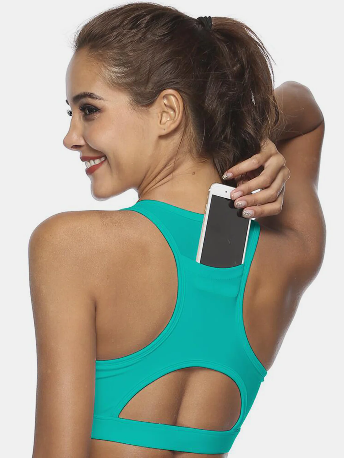 Cutout Scoop Neck Active Tank - Image 14