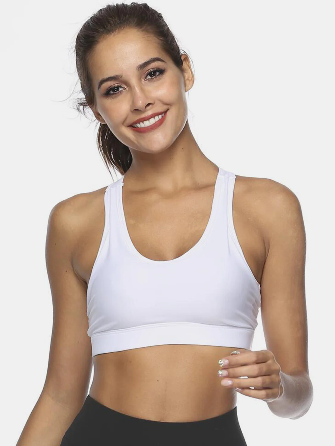 Cutout Scoop Neck Active Tank - Image 2