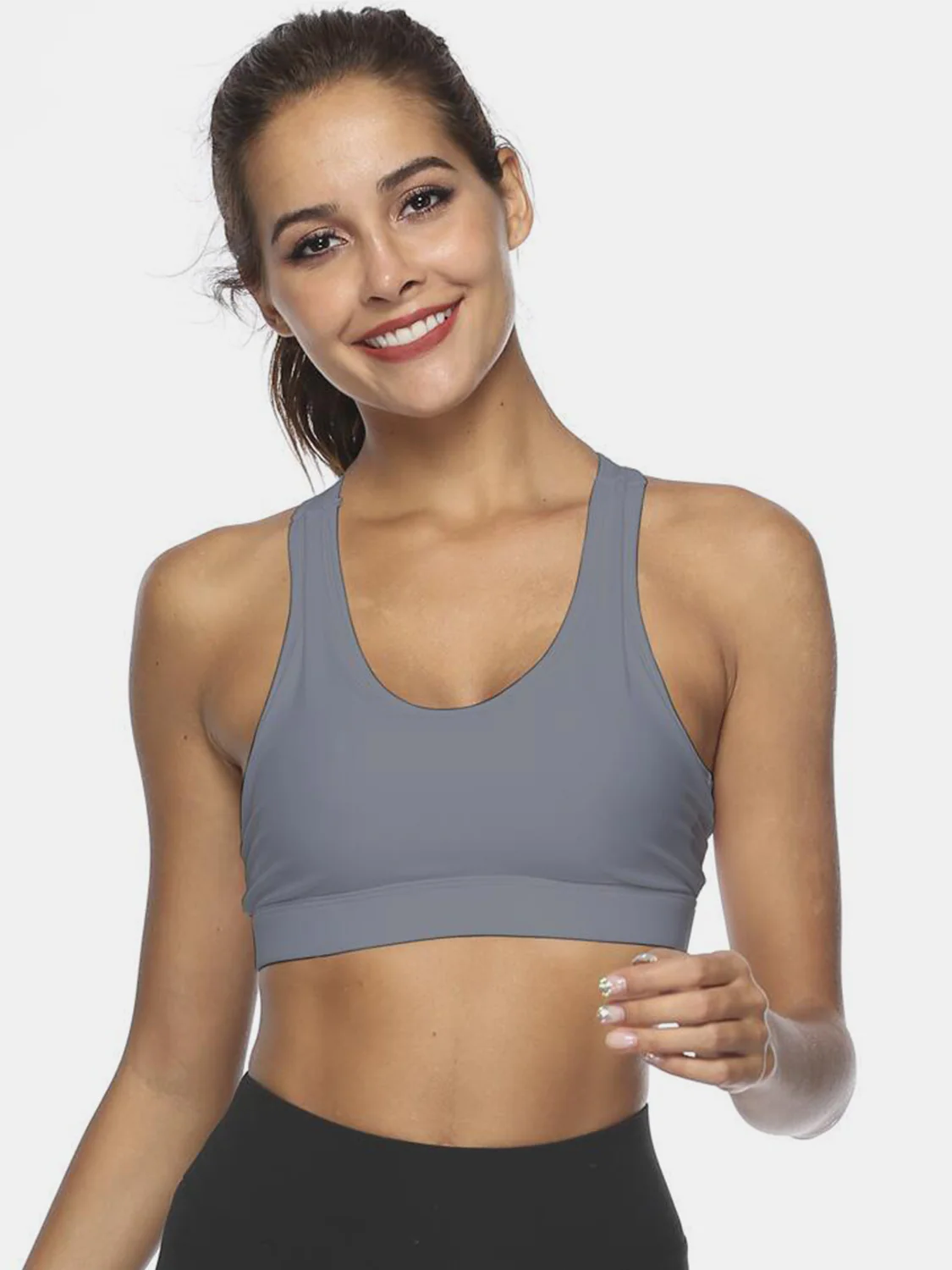 Cutout Scoop Neck Active Tank - Image 8