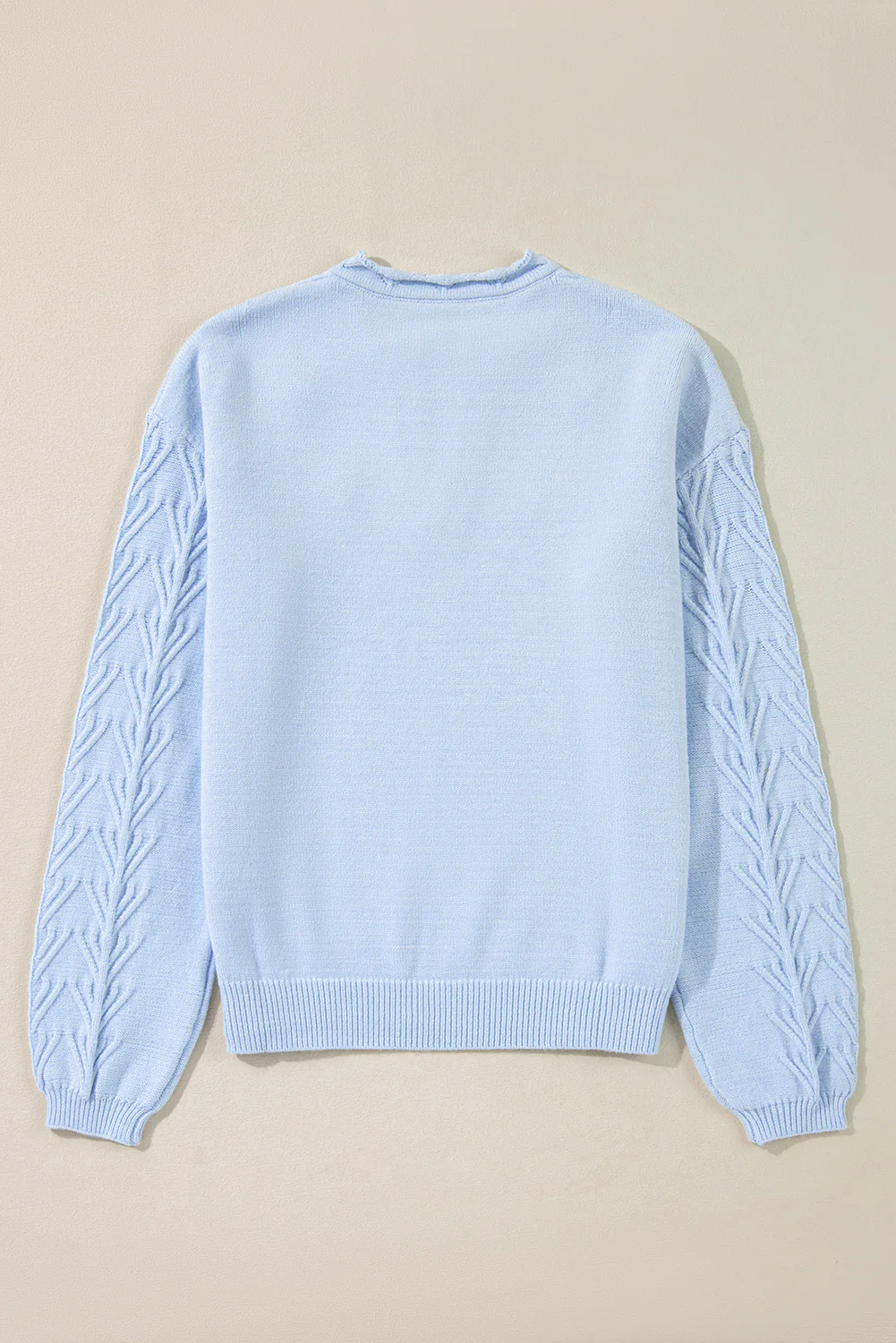 Daisy Notched Long Sleeve Sweater - Image 15