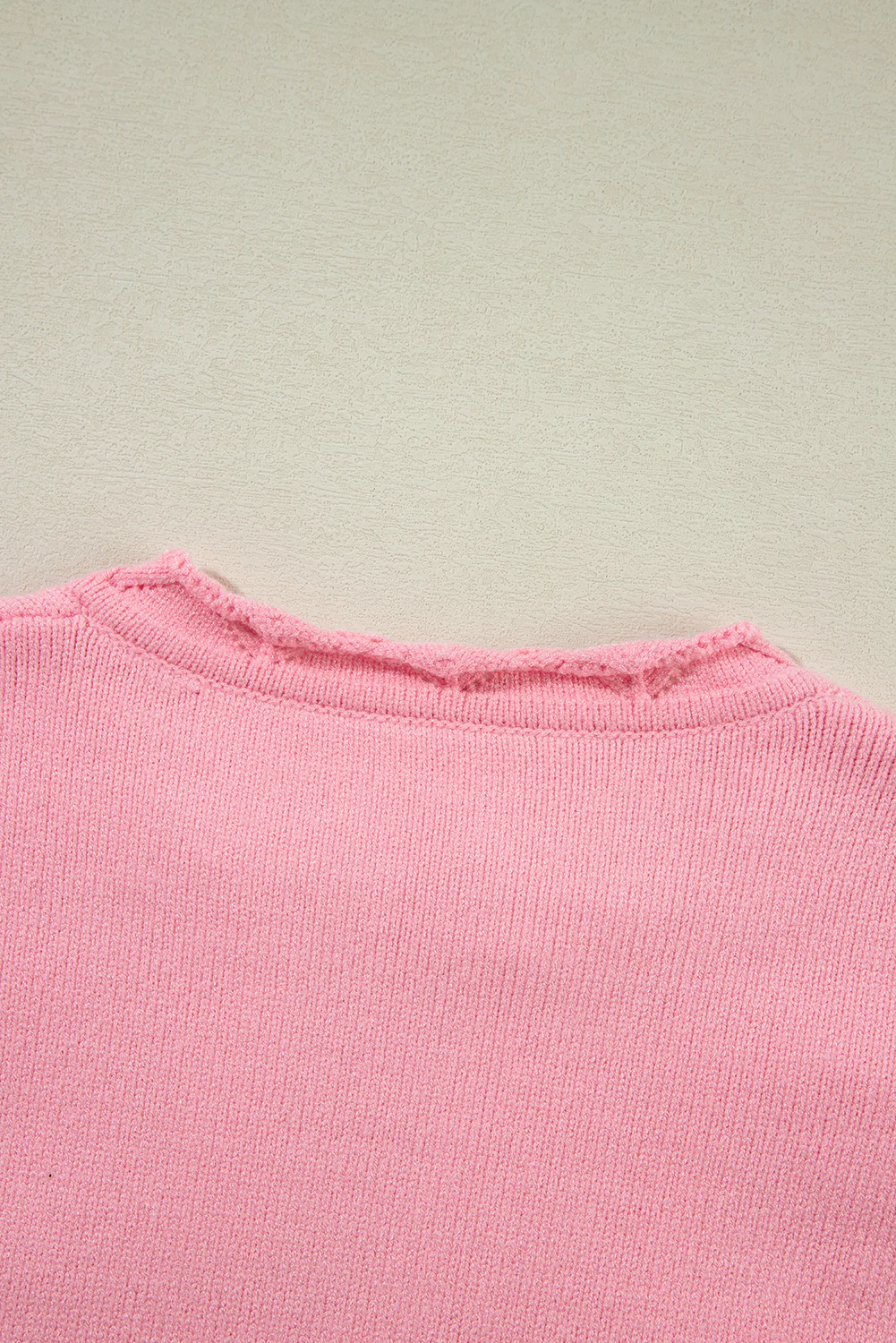 Daisy Notched Long Sleeve Sweater - Image 9