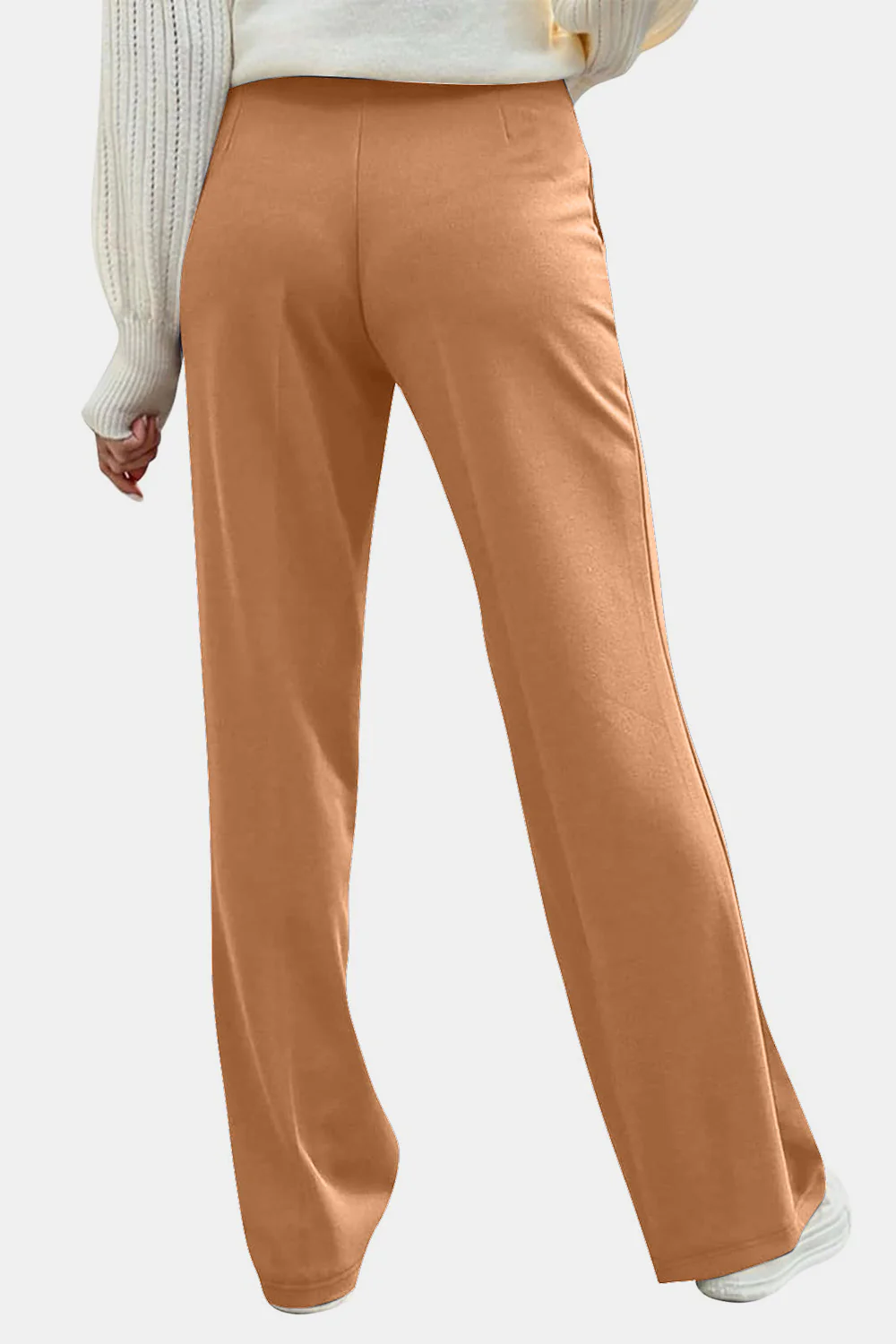 Decorative Button High Rise Pants - Image 11