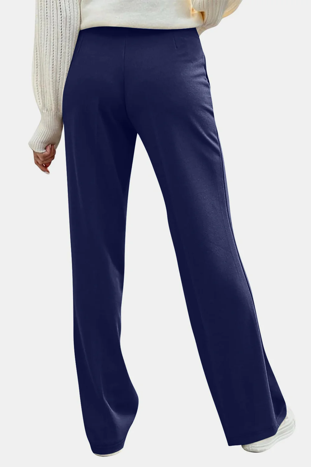 Decorative Button High Rise Pants - Image 15