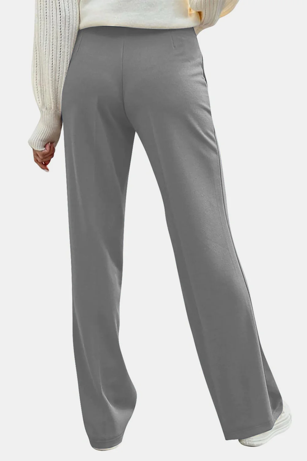 Decorative Button High Rise Pants - Image 18