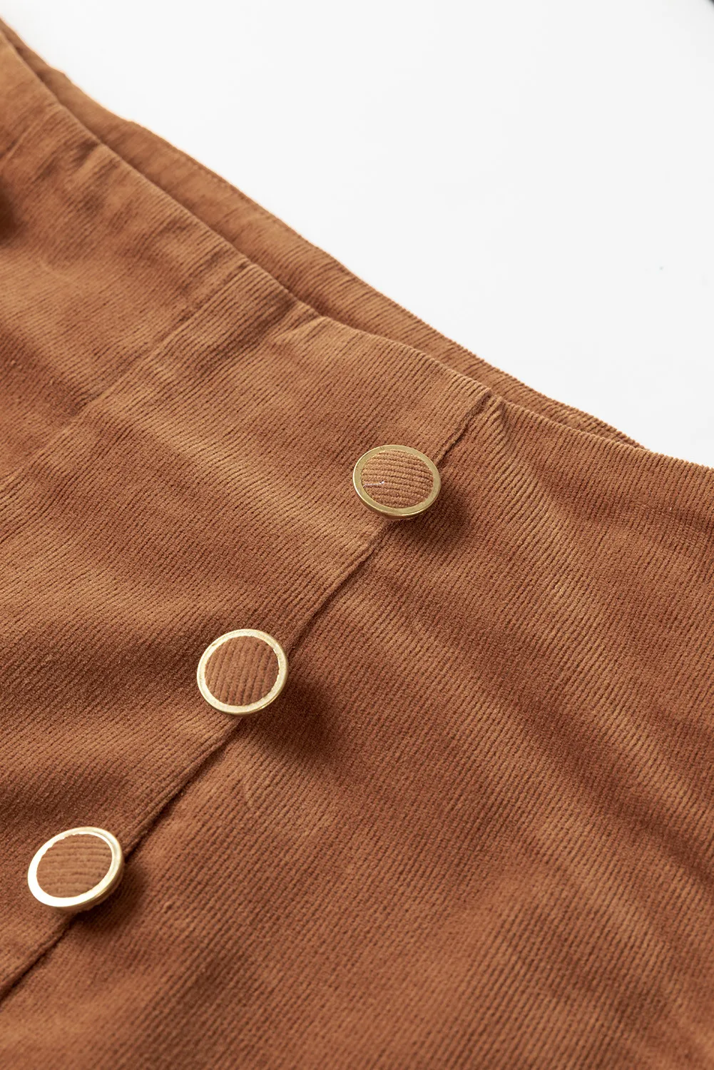 Decorative Button Straight Leg Pants - Image 6