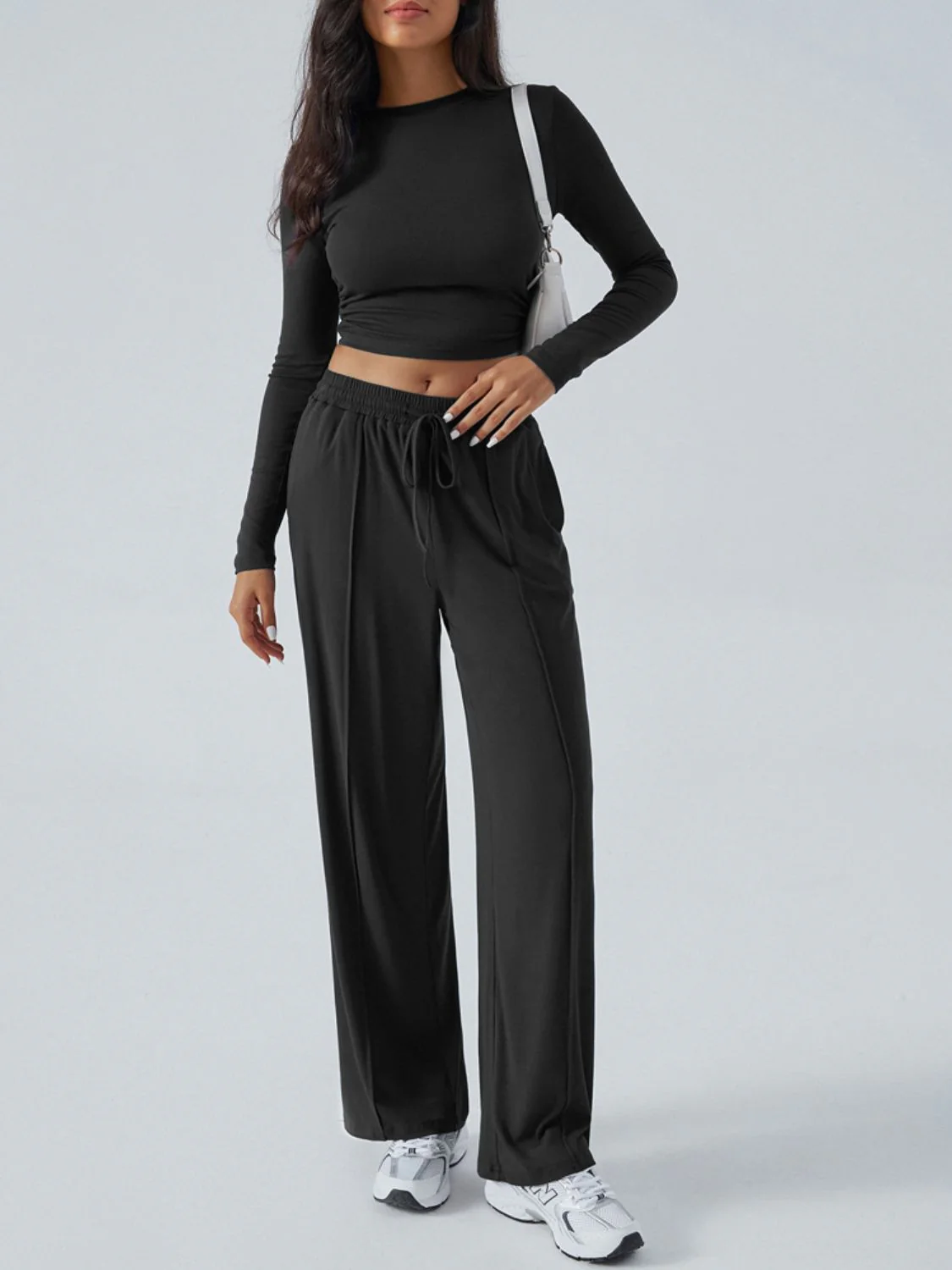 Devine Round Neck Long Sleeve Top and Pants Set - Image 15
