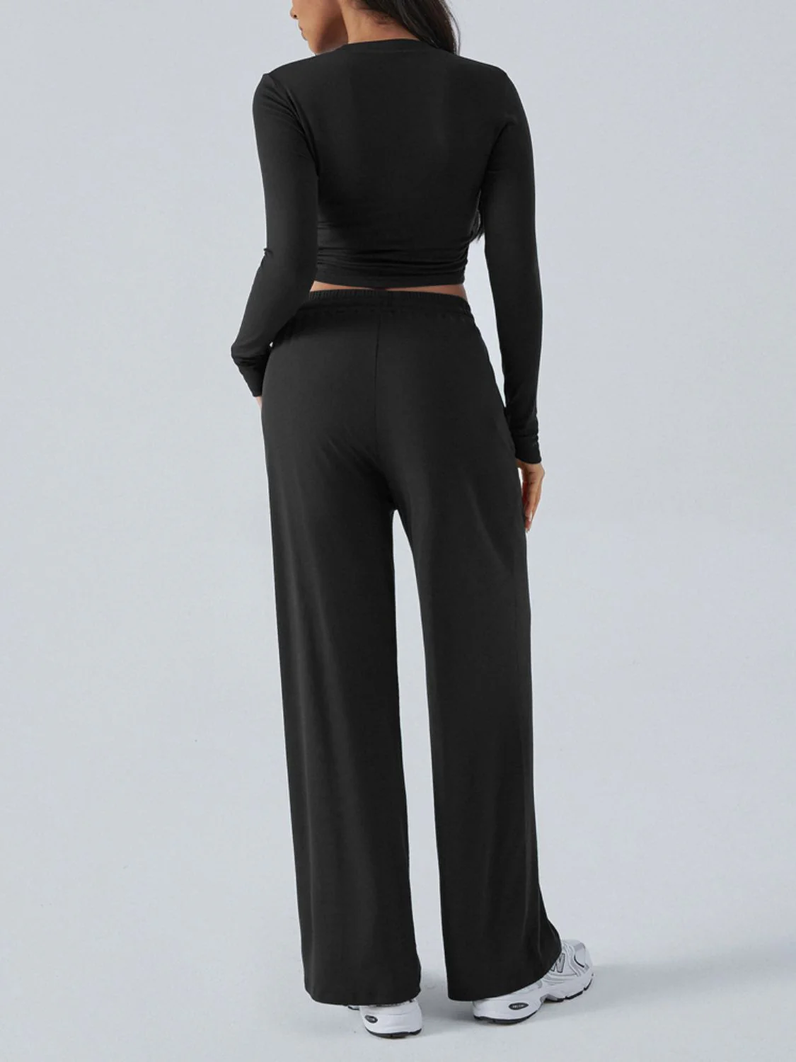 Devine Round Neck Long Sleeve Top and Pants Set - Image 18