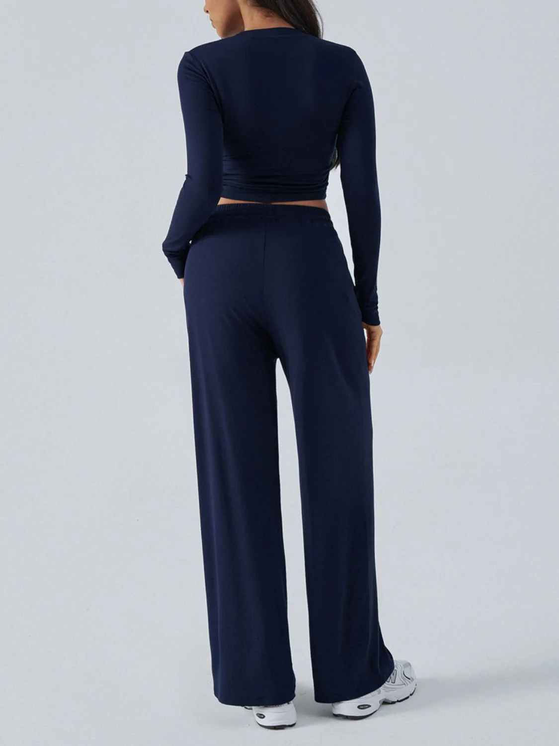 Devine Round Neck Long Sleeve Top and Pants Set - Image 25