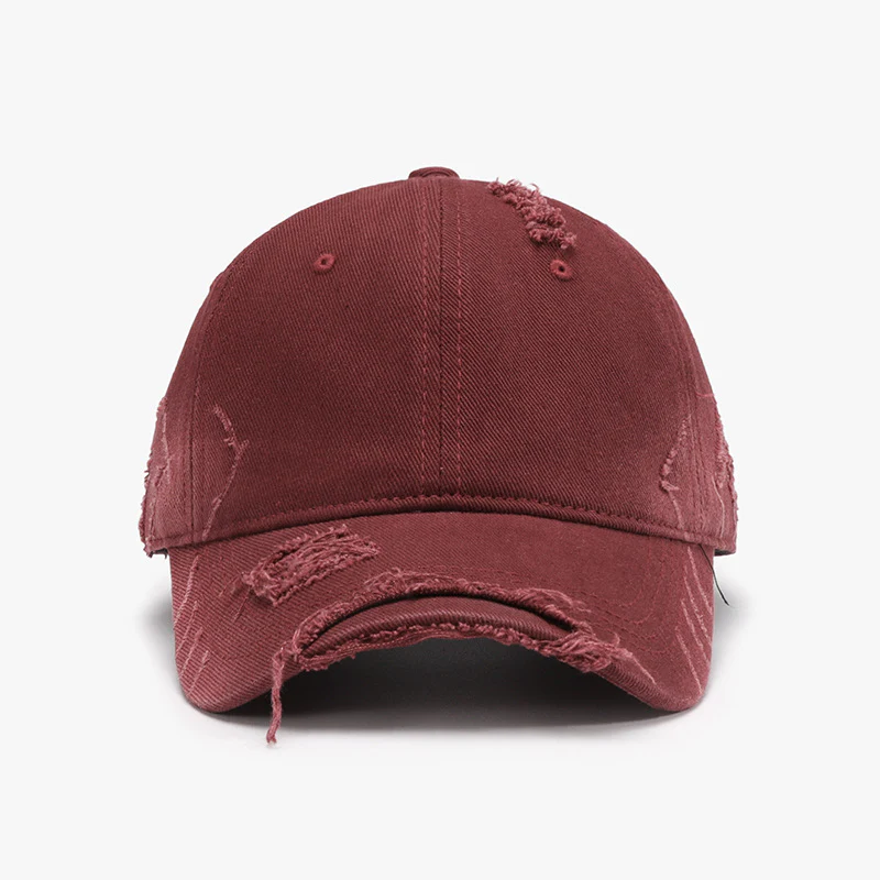 Distressed Adjustable Cotton Hat - Image 11