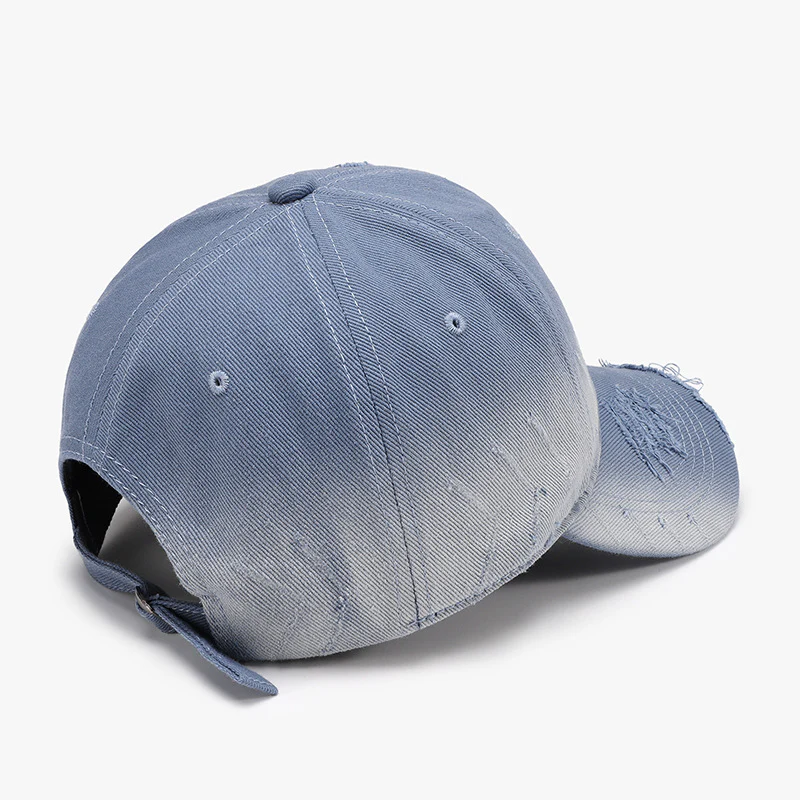 Distressed Adjustable Cotton Hat - Image 3