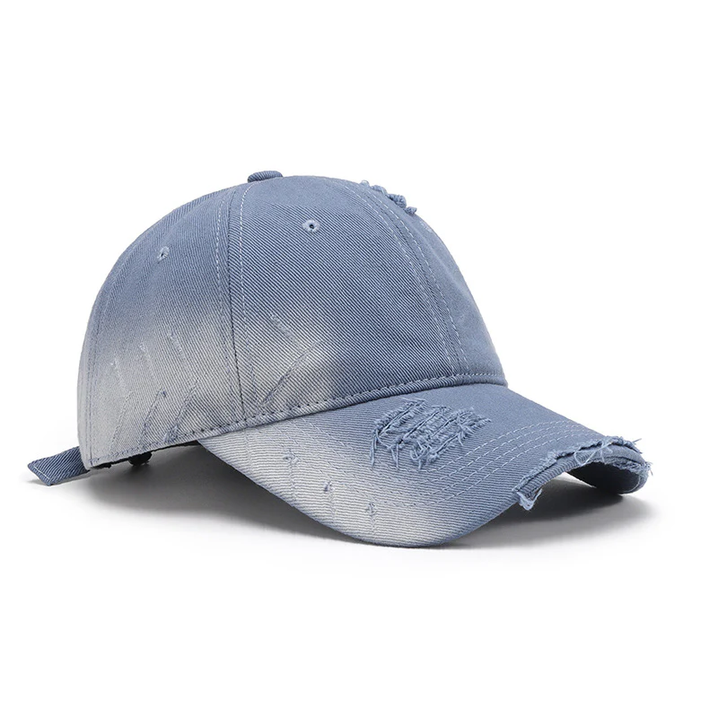 Distressed Adjustable Cotton Hat - Image 5