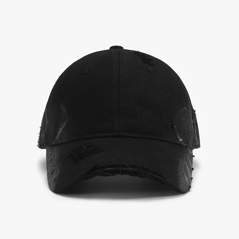 Distressed Adjustable Cotton Hat - Image 6