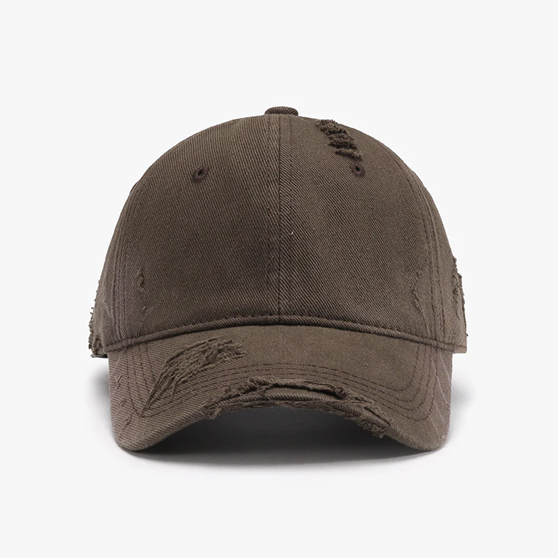 Distressed Adjustable Cotton Hat - Image 8