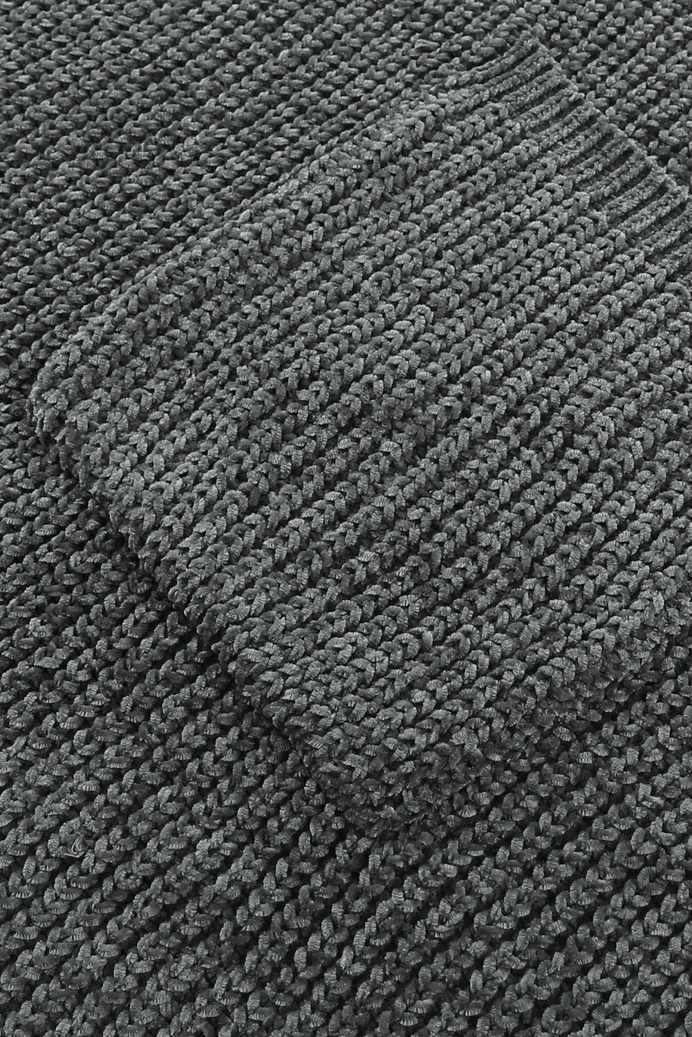 Distressed Round Neck Drop Shoulder Sweater - Image 11