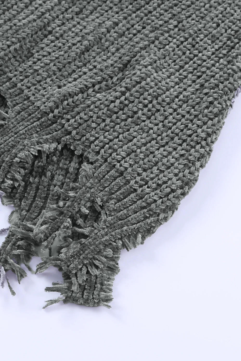 Distressed Round Neck Drop Shoulder Sweater - Image 13