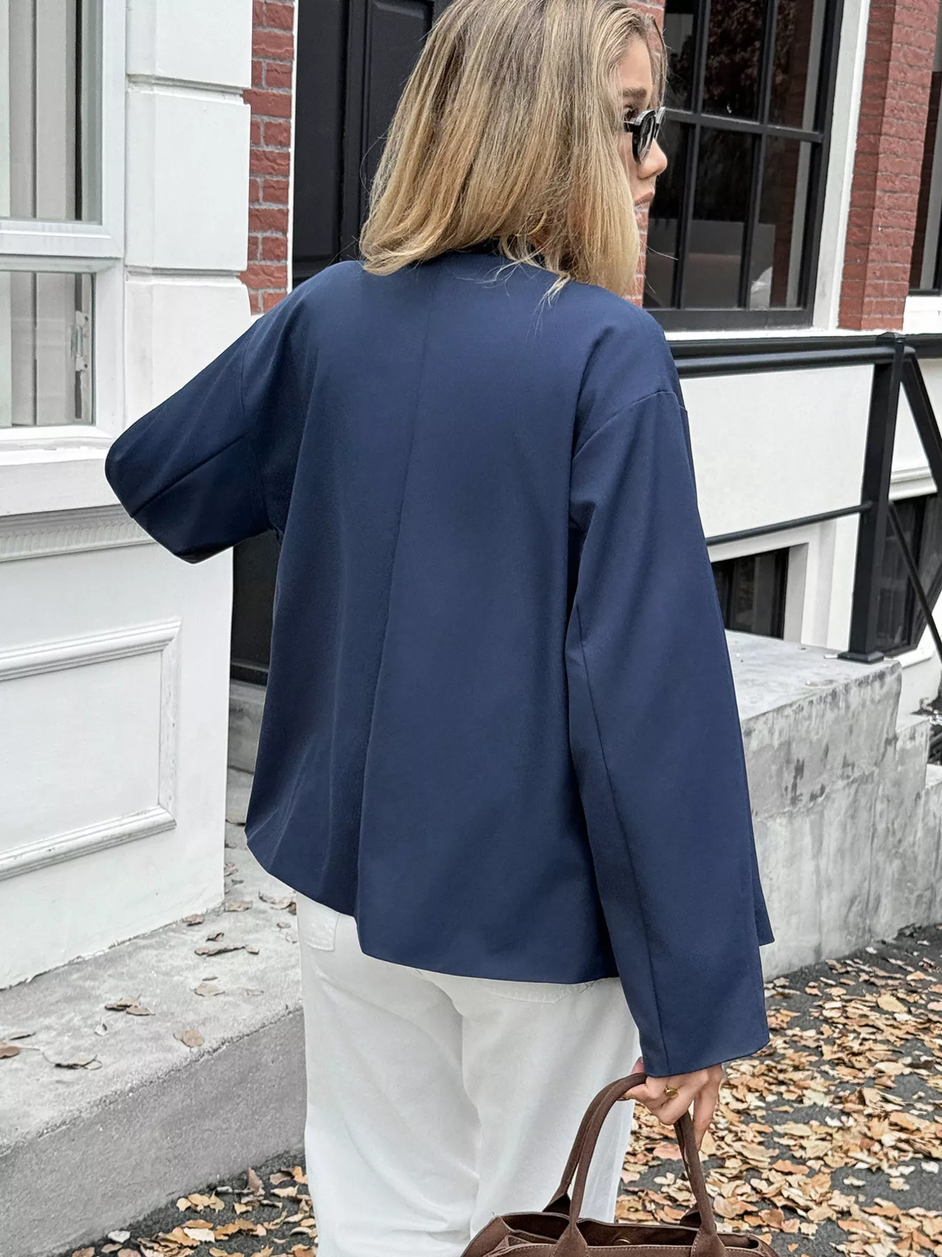 Double-Breasted Long Sleeve Jacket - Image 6
