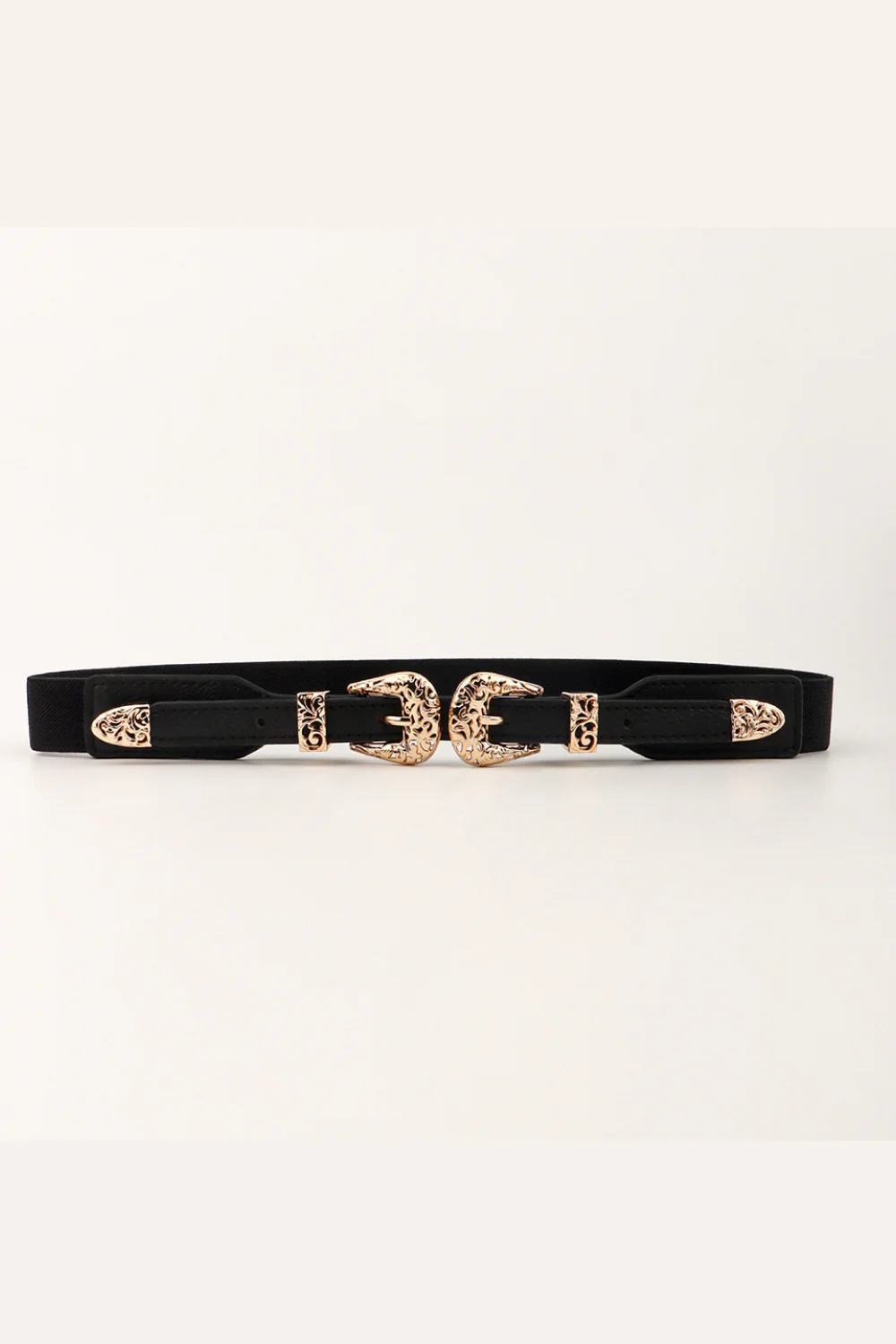 Double Buckle Elastic Belt - Image 3