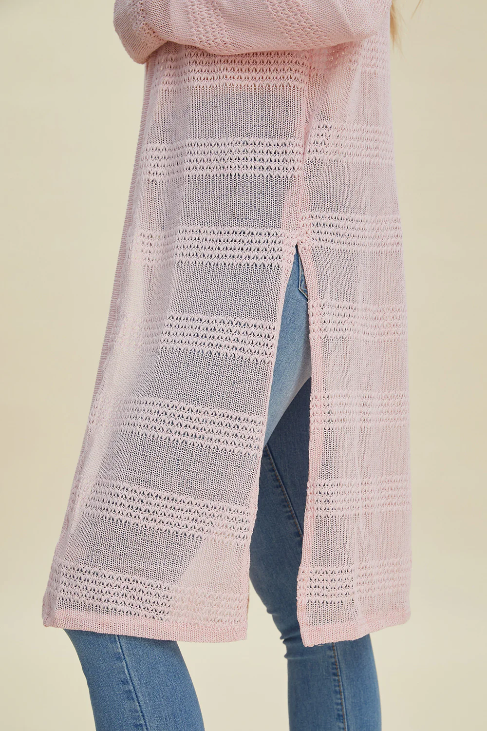 Double Take Full Size Open Front Longline Cardigan - Image 15