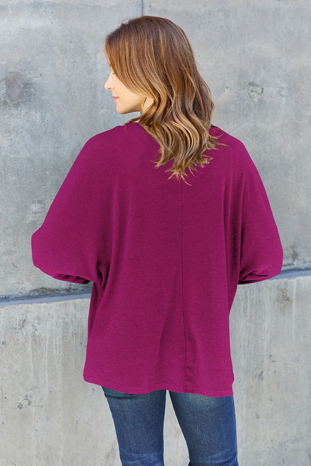 Double Take Full Size Round Neck Long Sleeve T-Shirt - Image 15