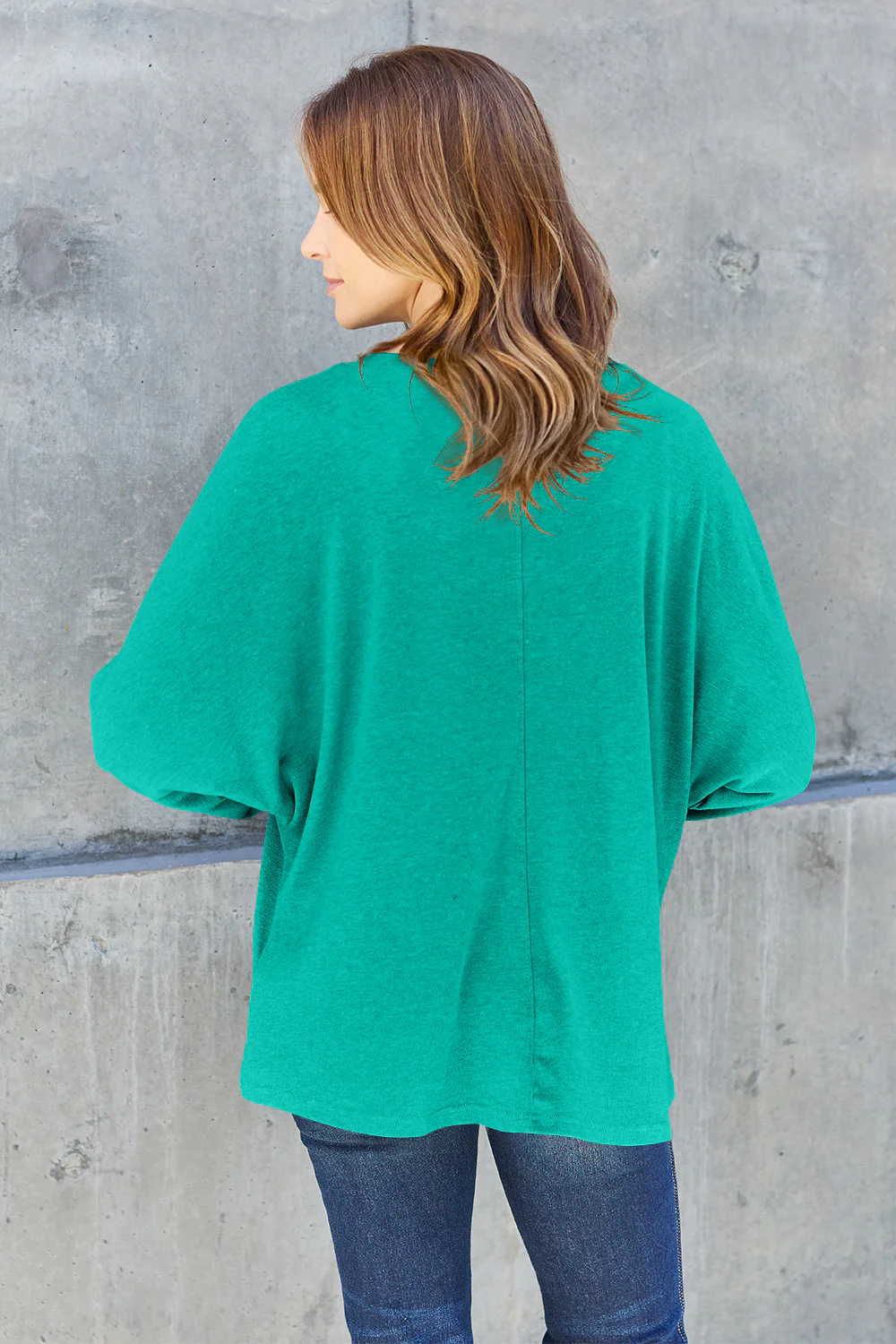 Double Take Full Size Round Neck Long Sleeve T-Shirt - Image 24