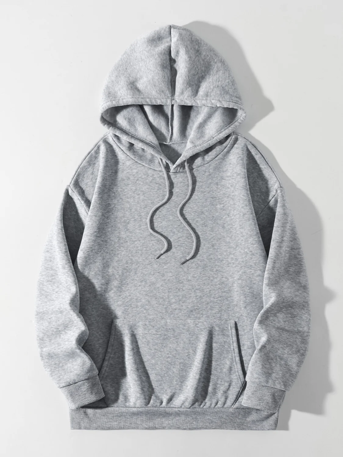 Drawstring Dropped Shoulder Hoodie - Image 24