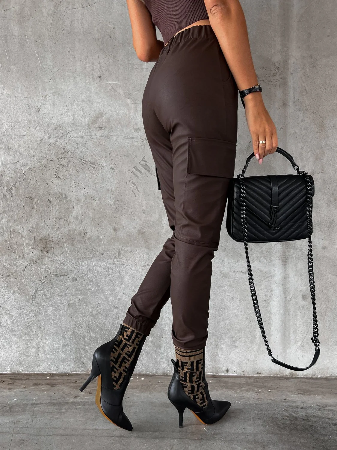Drawstring Pants with Pockets - Image 2