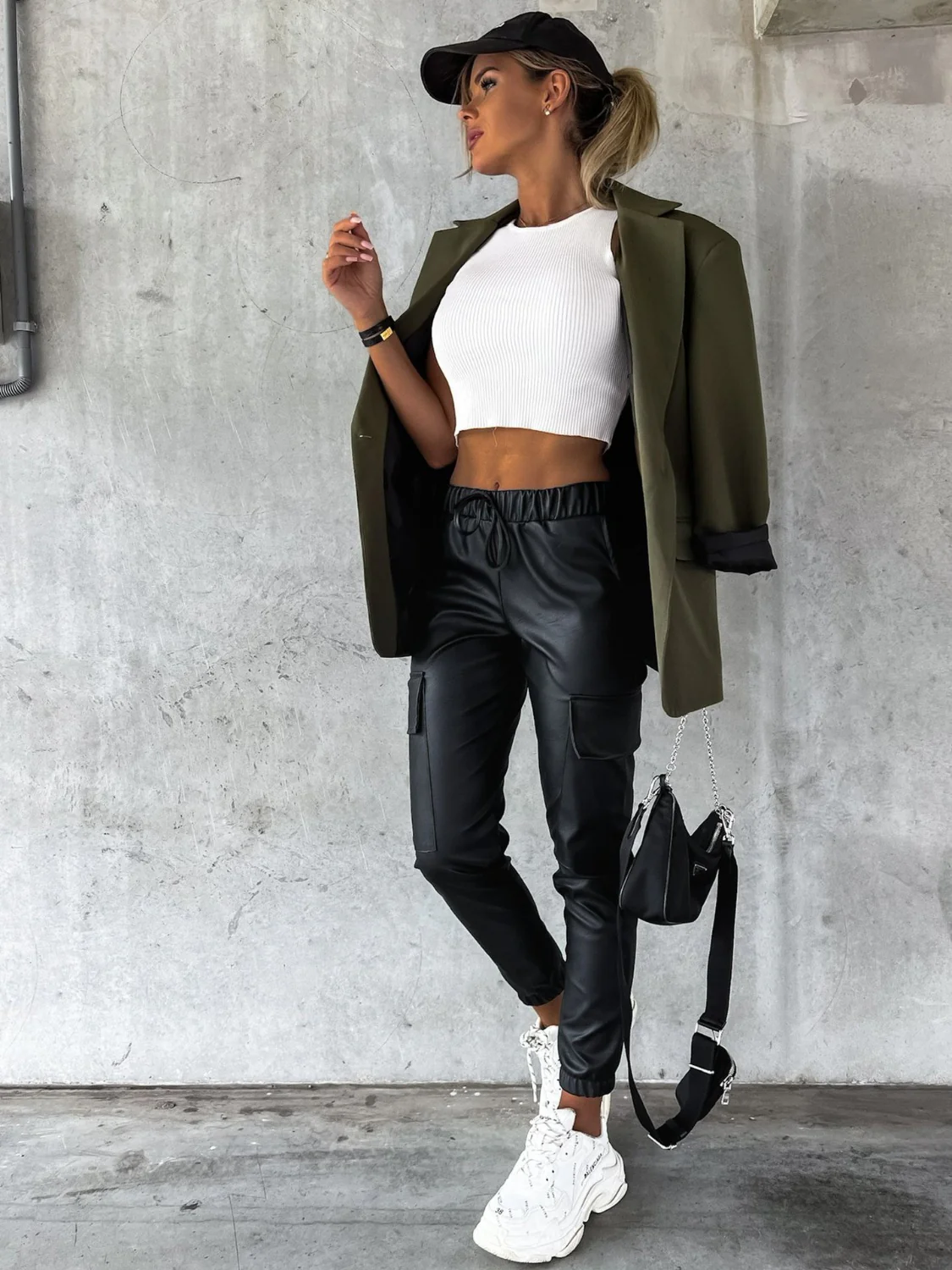 Drawstring Pants with Pockets - Image 5